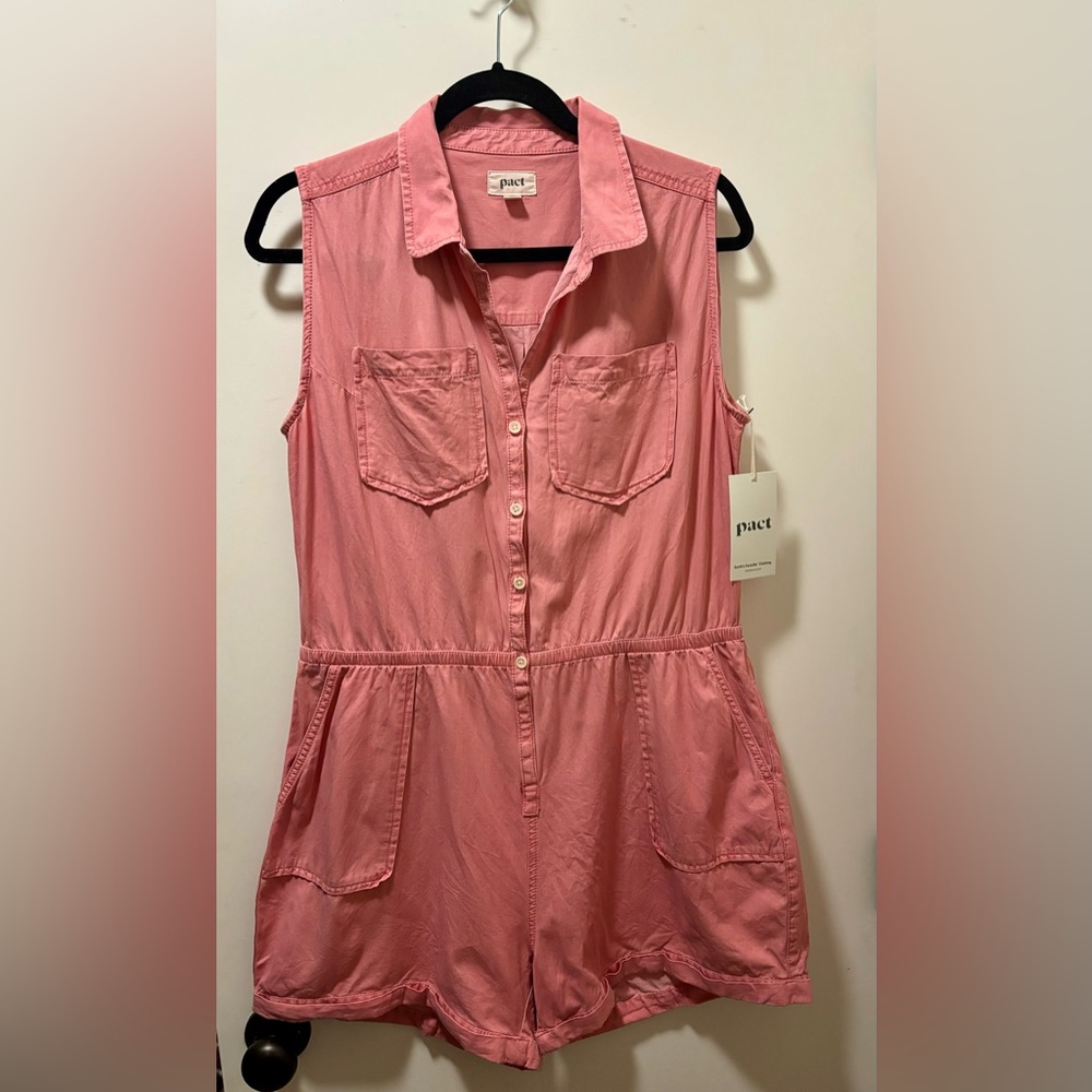 PACT Chambray Romper